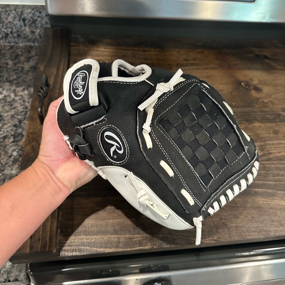 RAWLINGS 12.4" Softball Glove Mitt Leather